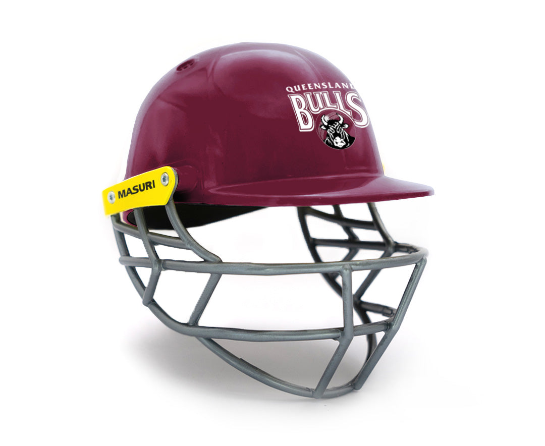 Official Queensland Bulls Mini Replica Helmet Masuri UK