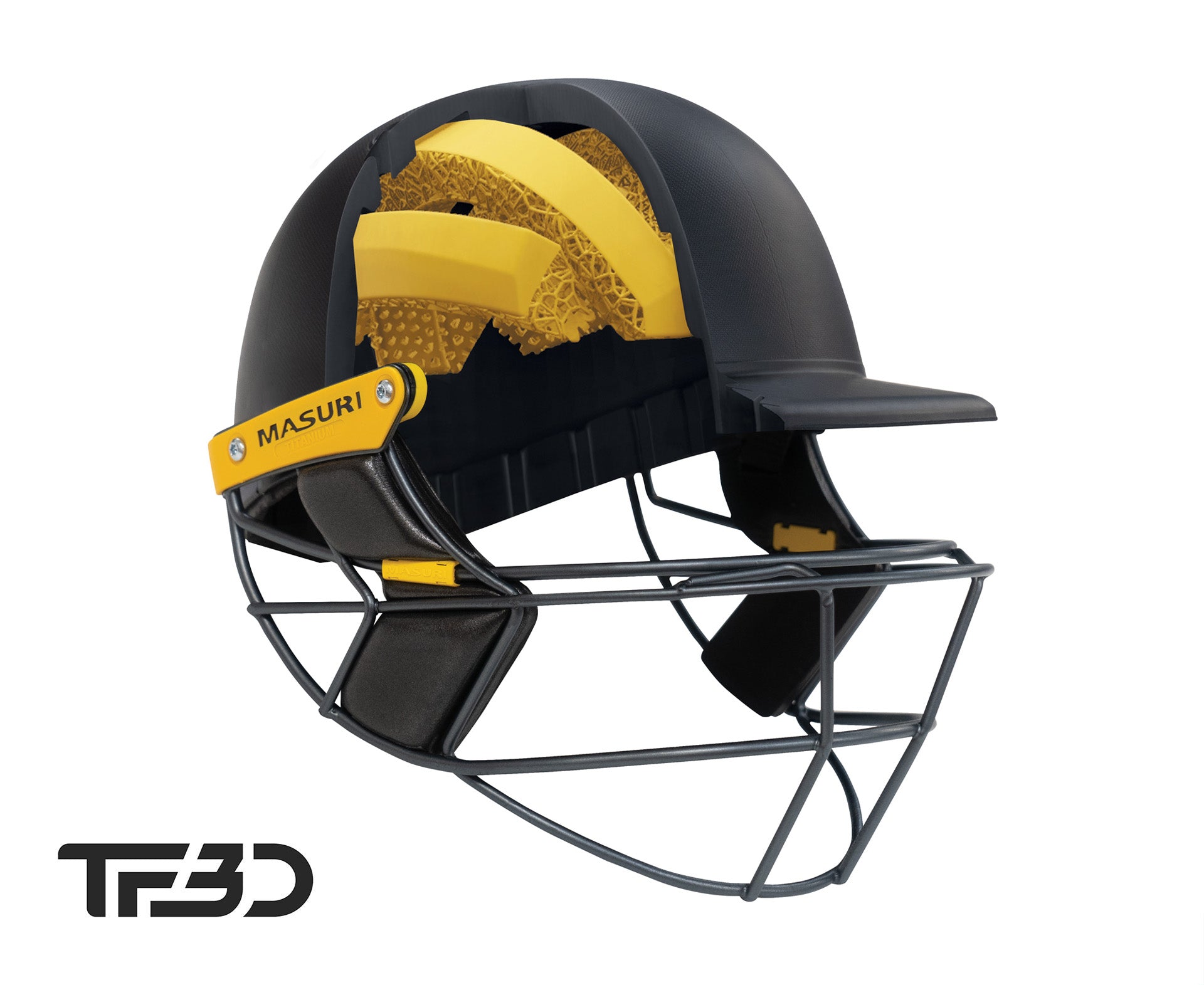 TrueFit 3D ELine Titanium Cricket Helmet Masuri UK