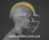 TRUEFIT 3D-PRO E-LINE TITANIUM CRICKET HELMET