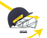 airflow cooling system in the masuri c line plus cricket helmet