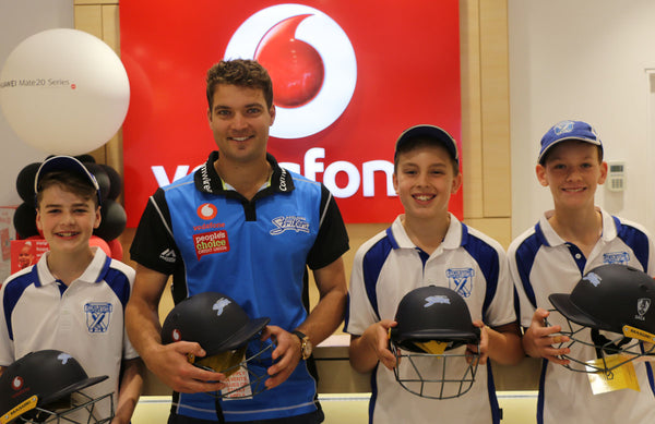 Vodafone answers call for Strikers' helmets