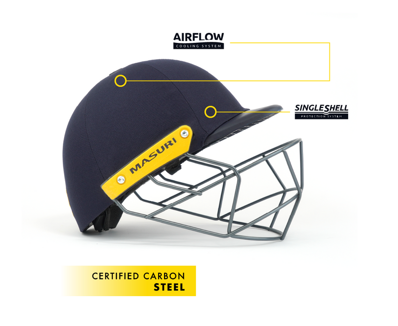 C-LINE PLUS STEEL JUNIOR CRICKET HELMET