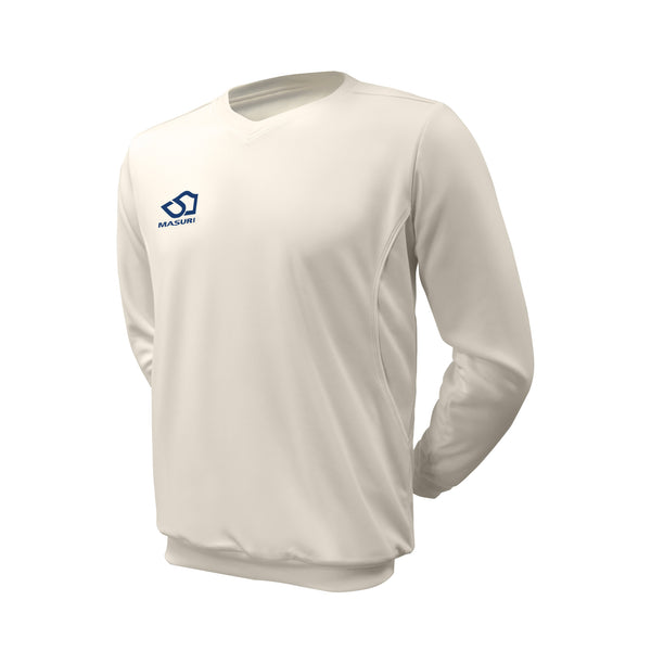 MASURI LONG SLEEVE CRICKET SWEATER - TRADE ACCOUNTS