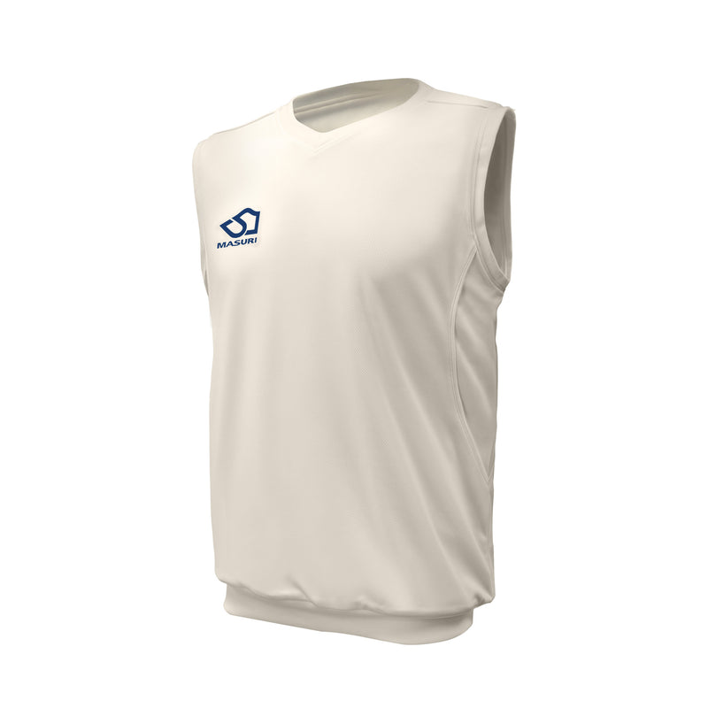 MASURI SLEEVELESS CRICKET SWEATER - TRADE ACCOUNTS