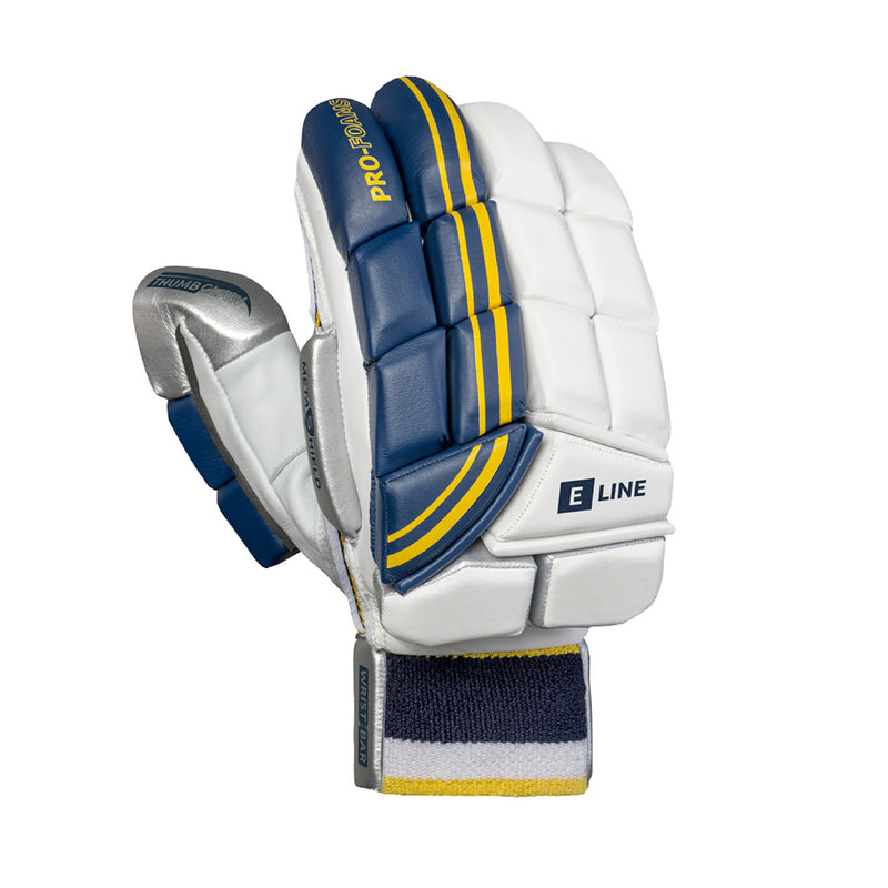 rear view of masuri e line batting gloves