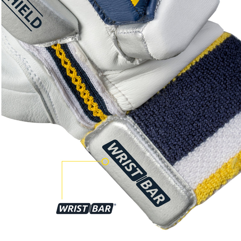 wrist bar on masuri e line batting gloves