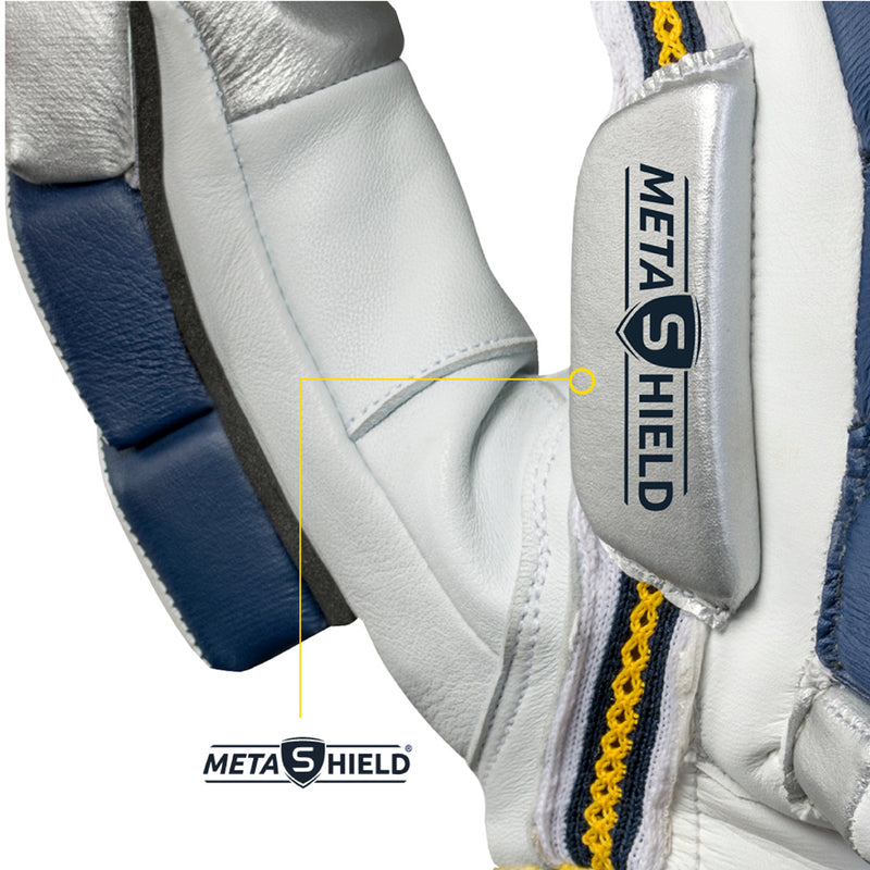 metashield on masuri e line batting gloves