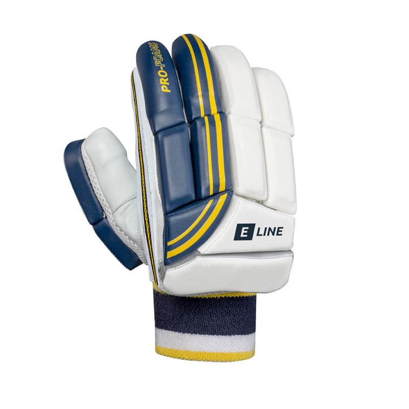 rear view of masuri e line junior batting gloves