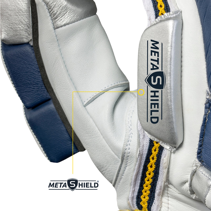 metashield on masuri e line pro batting gloves