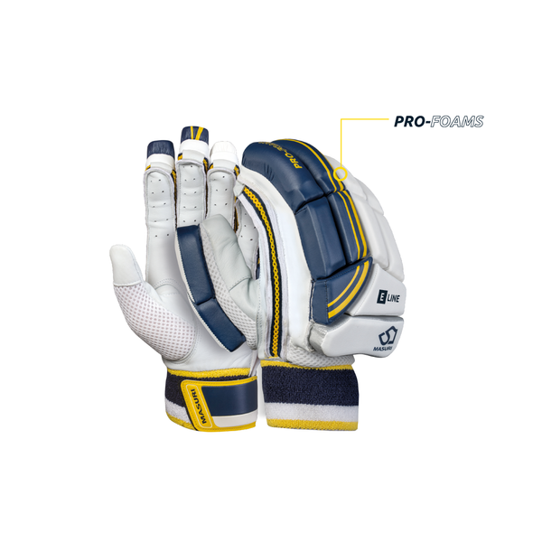 masuri e line youth batting gloves with pro foams