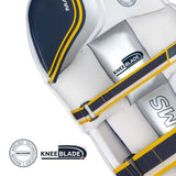 Masuri e line youth batting pads with knee blade