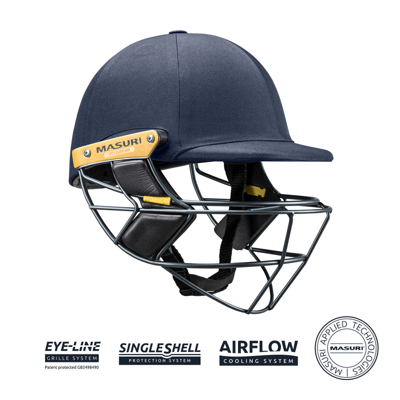 MASURI E LINE TITANIUM CRICKET HELMET - TRADE ACCOUNTS