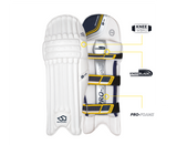 masuri e line batting pads with knee wing, knee blade and pro foams