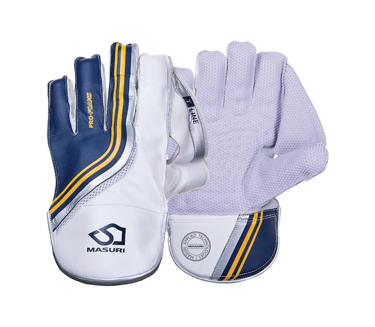 Masuri t line junior white wicket keeping gloves