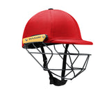 masuri t line steel junior red cricket helmet