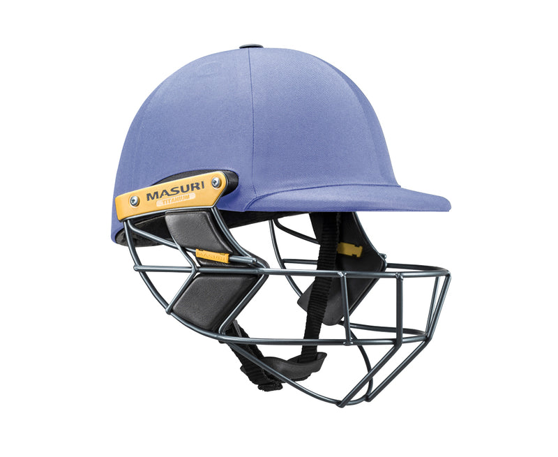 masuri t line titanium sky blue cricket helmet